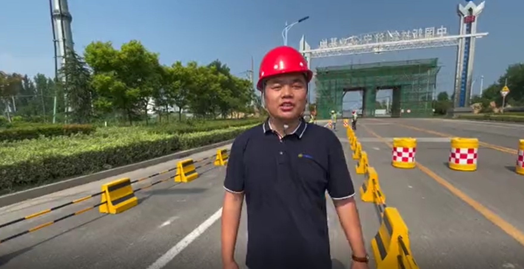 炎炎夏日下的智園人