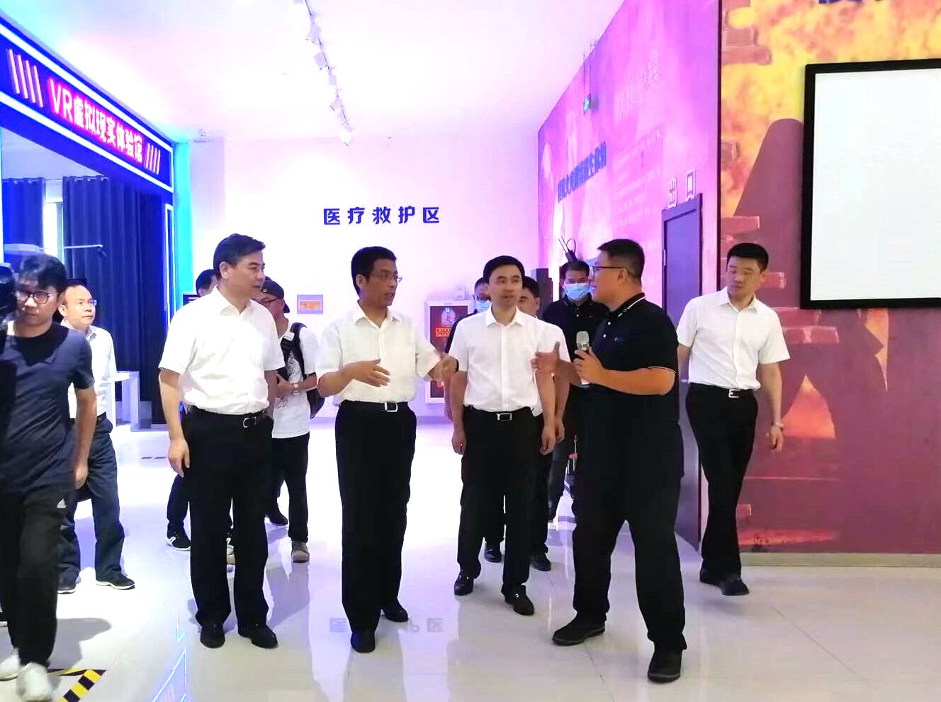 在關懷中砥礪前行 | 國家應急部副部長一行到杭州灣（上虞）實訓基地考察調研